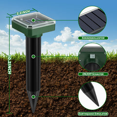 SonicPulse primer plano del panel solar con carga eficiente