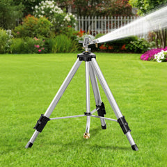 SPECILITE vista frontal del aspersor mostrando diseño y estabilidad