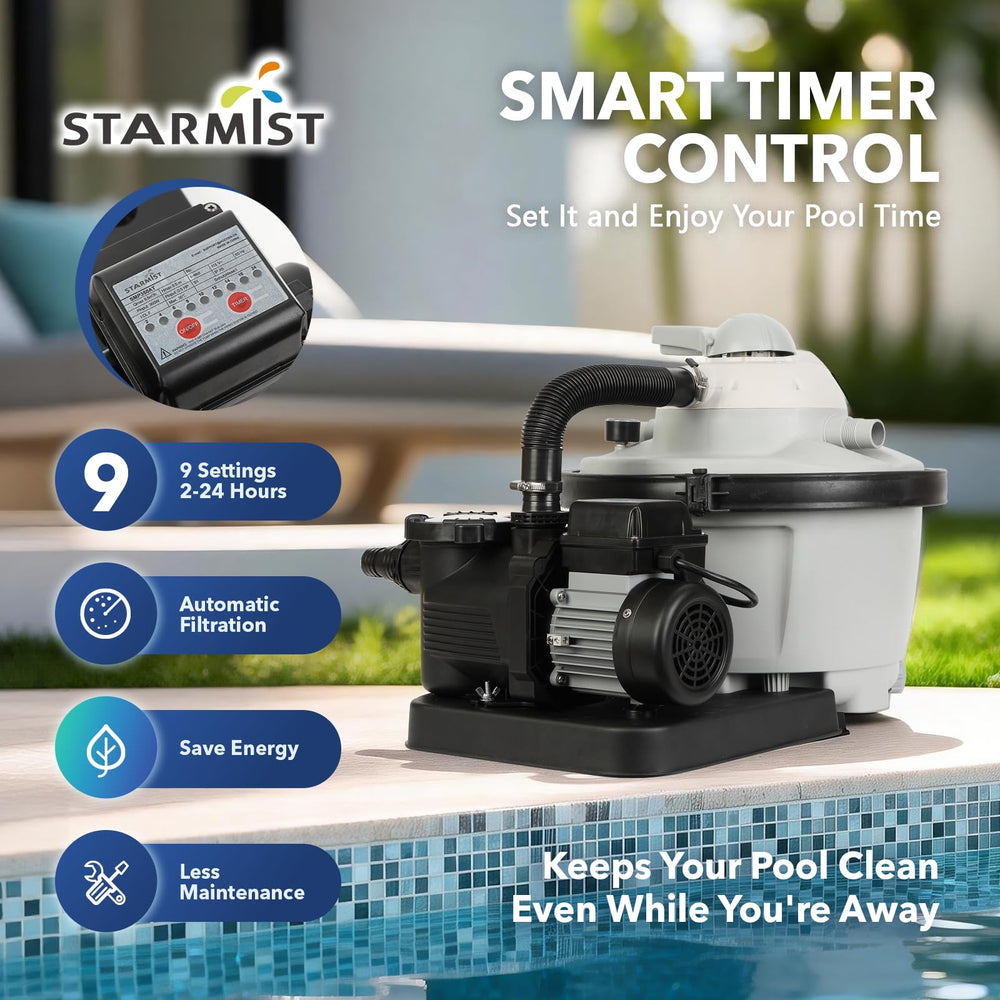 Starmist primer plano de AQUALOON mostrando medio filtrante fino y eficiente