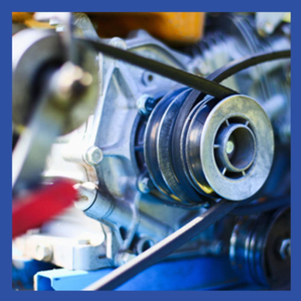 Stens correa con herramientas de instalación indicando facilidad