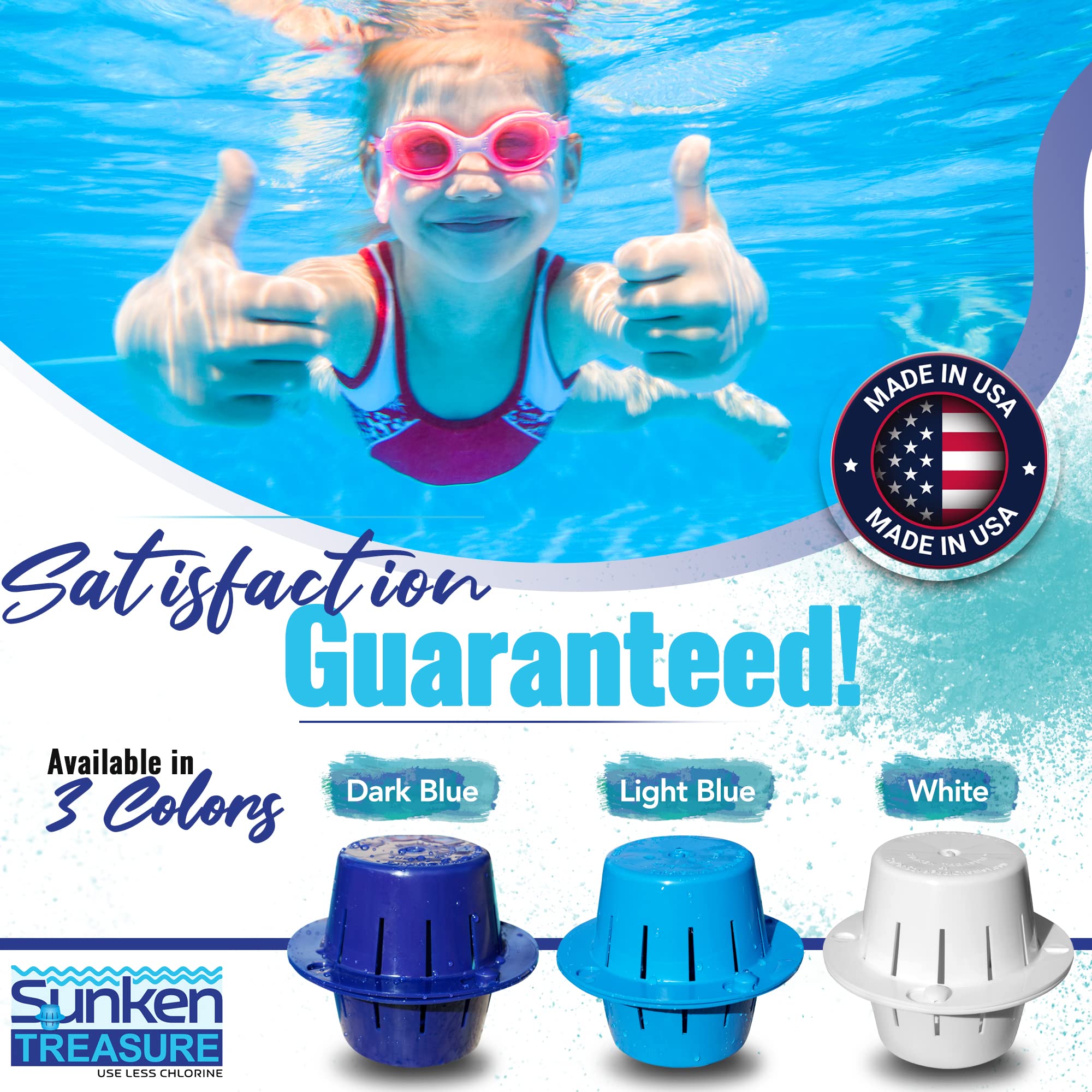 Sunken Treasure comparado con mano para mostrar tamaño compacto