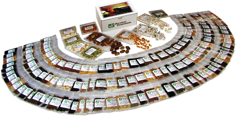 Survival Essentials etiquetas y listado interior, facilita selección por especie y fecha