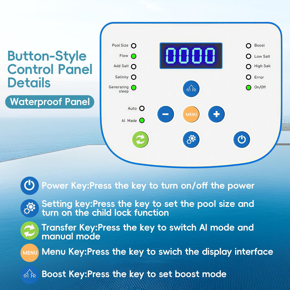 SwimPulse agua cristalina en piscina, apariencia más suave