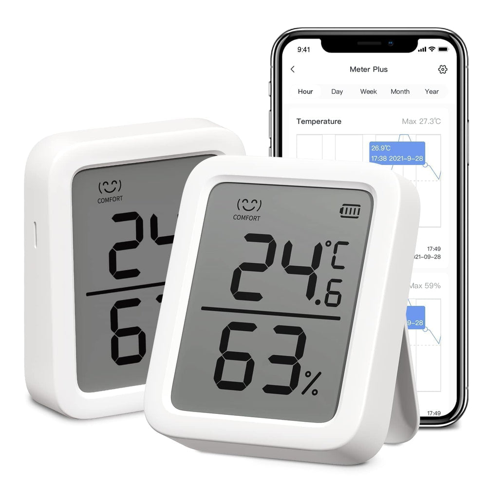 SwitchBot frente con pantalla grande y lectura clara beneficia visibilidad rápida