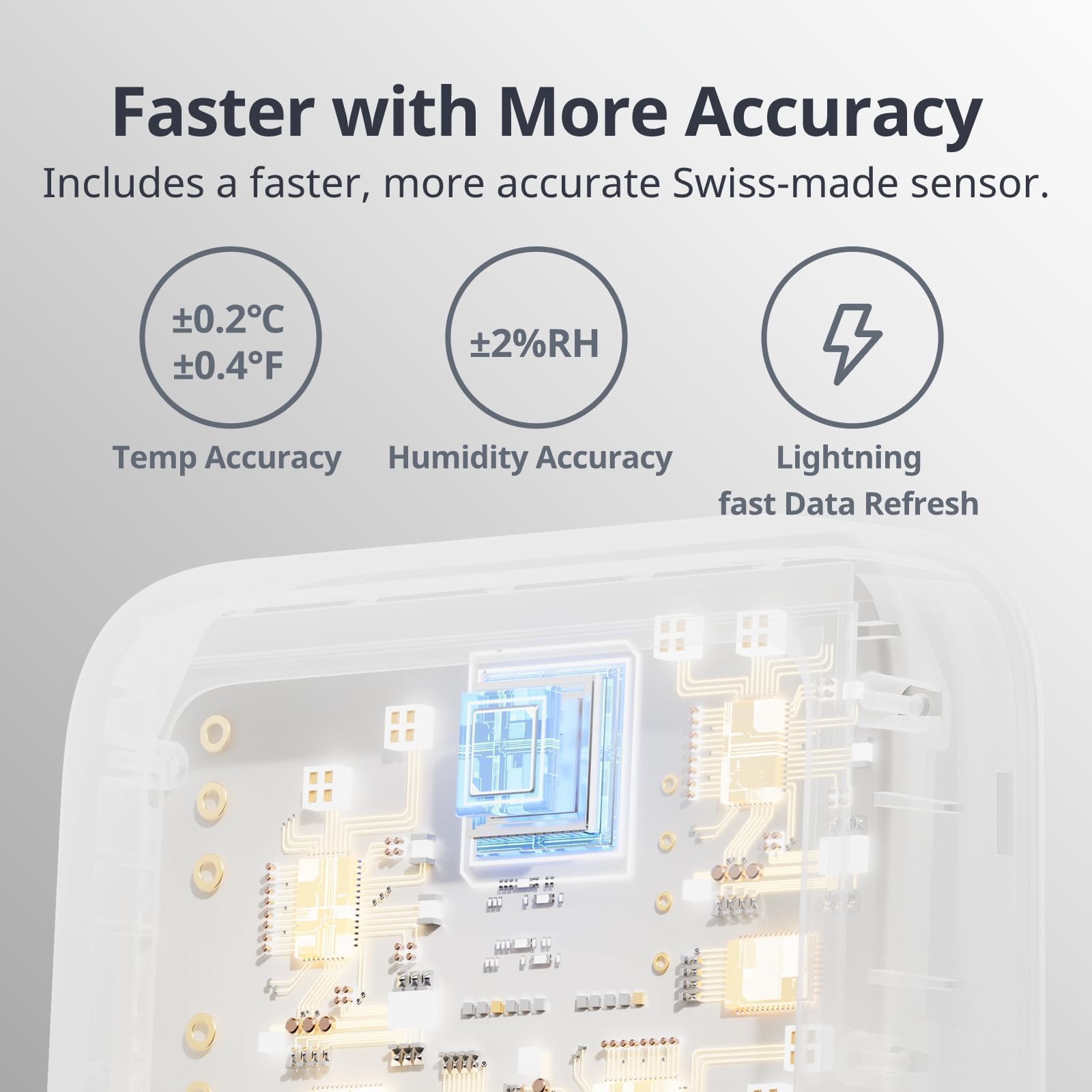 SwitchBot montado magnético en nevera para monitorizar humedad con comodidad