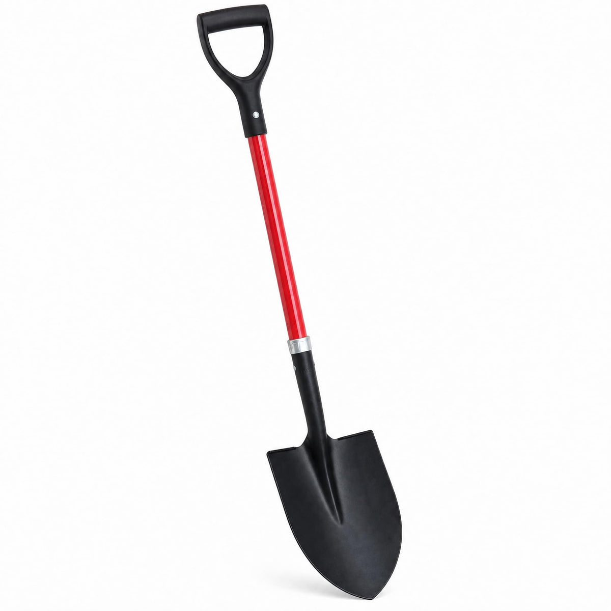 TABOR TOOLS pala J201A vista frontal mostrando diseño y longitud, ideal para jardinería