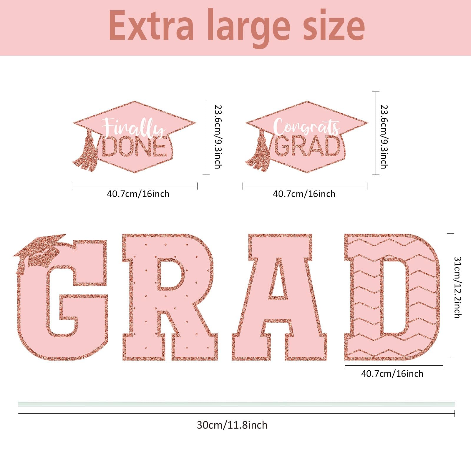 Tatuo detalle del gorro de graduación del cartel, acento festivo