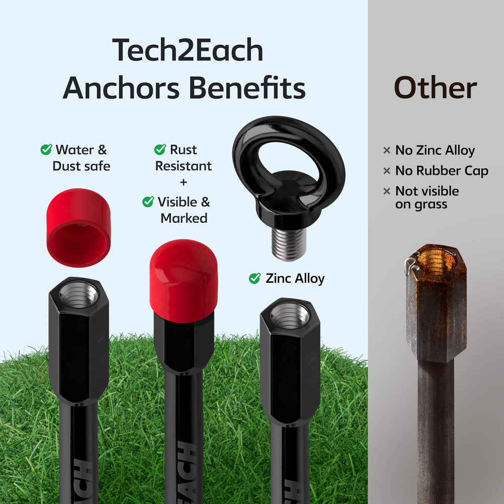 TECH2EACH kit con llave en T y adaptador hexagonal que facilita la instalación