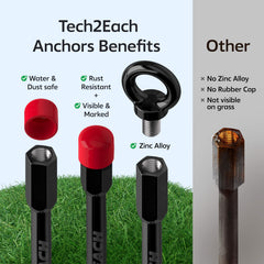 TECH2EACH kit con llave en T y adaptador hexagonal que facilita la instalación