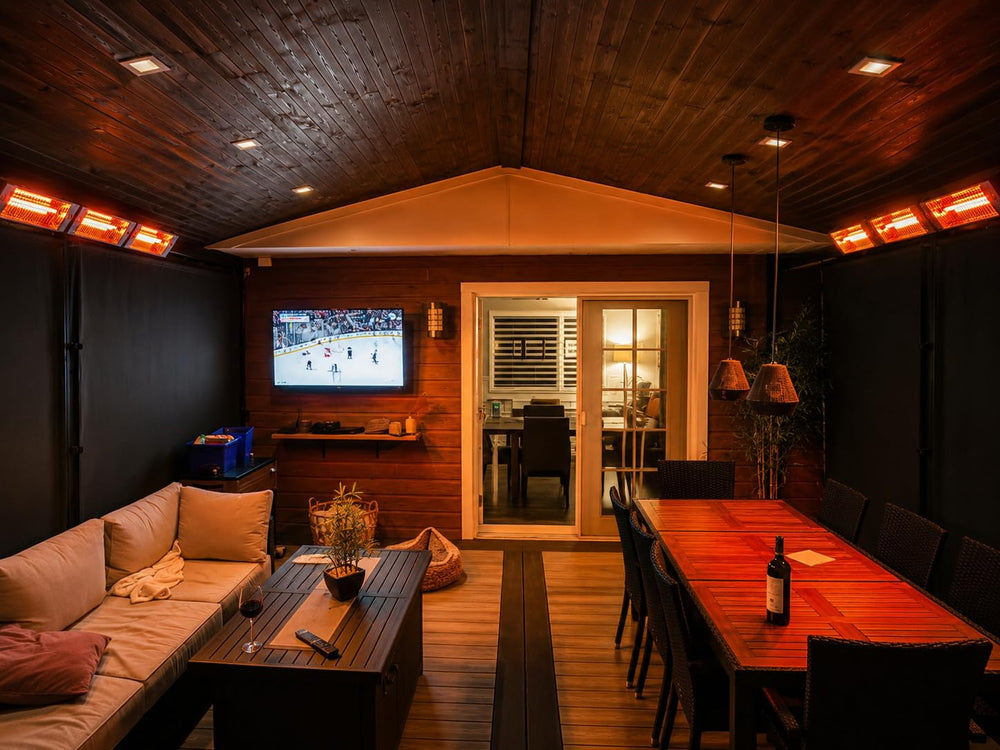 thermomate montaje en techo vista lateral, aprovechamiento espacio