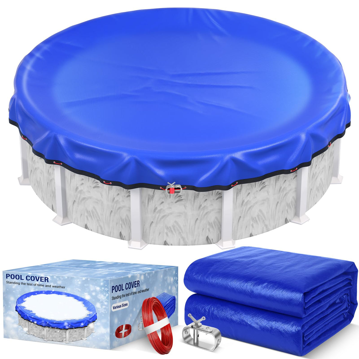 TIXANF cubierta frontal mostrando diseño azul y protección completa