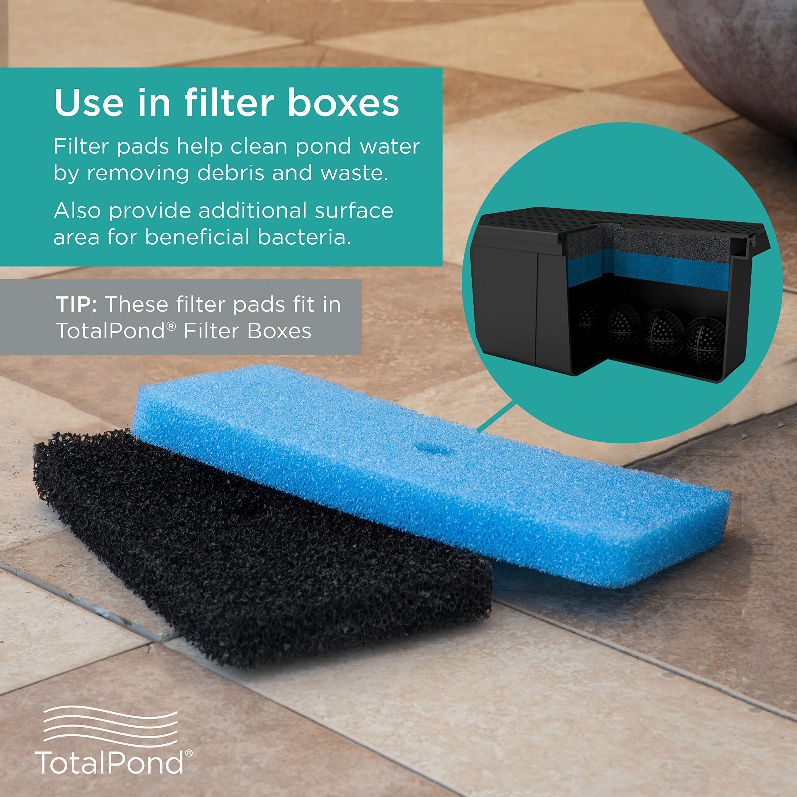 TotalPond etiqueta del kit mostrando compatibilidad MF13010 MF13015