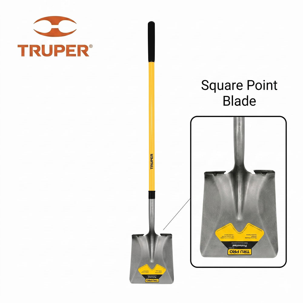 Truper mango de fibra con agarre acolchado que mejora comodidad