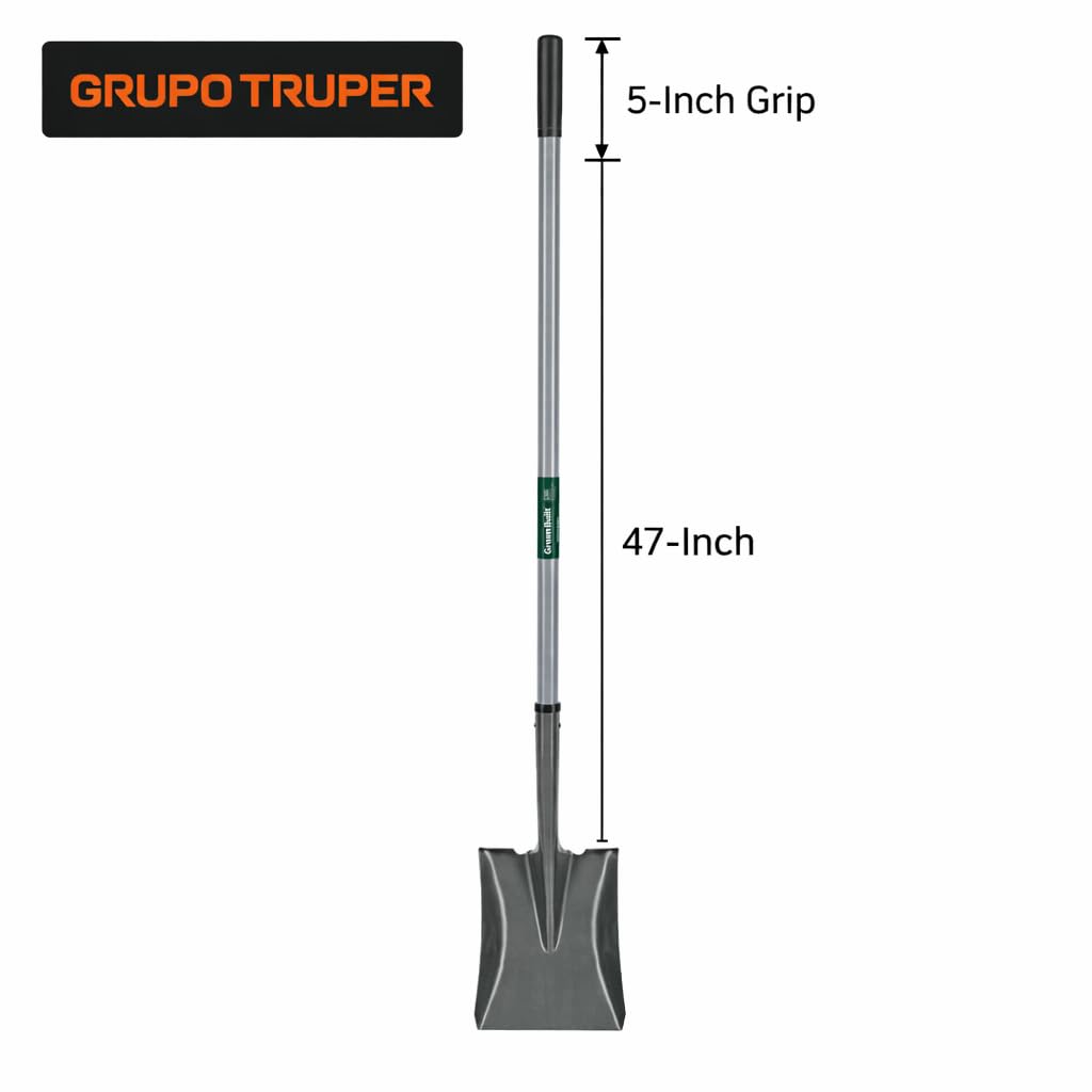 Truper detalle de hoja metálica mostrando borde y acabado para durabilidad