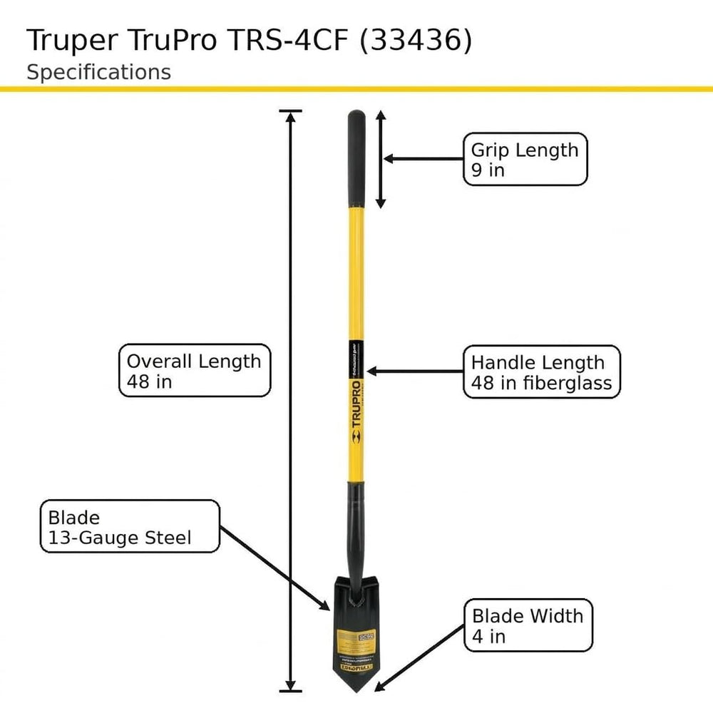 Truper TruPro comparación de tamaño junto a persona para referencia de escala