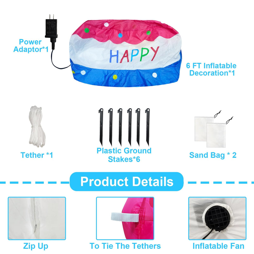 TURNMEON estacas y bolsas de arena asegurando el inflable al suelo
