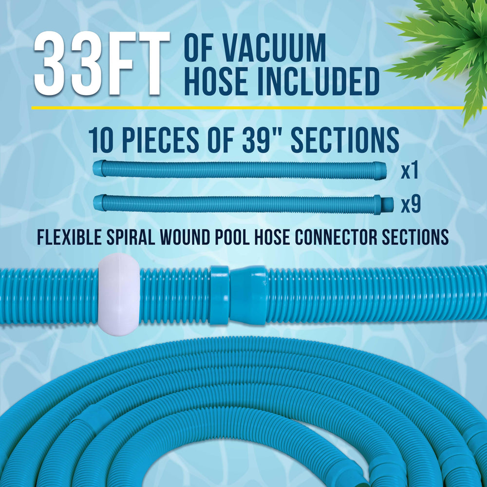 U.S. Pool Supply Octopus Prime limpiando fondo de piscina para eliminar residuos rápidamente