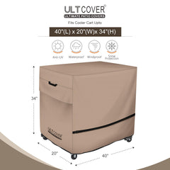 ULTCOVER primer plano del tejido 600D, durabilidad y resistencia al agua