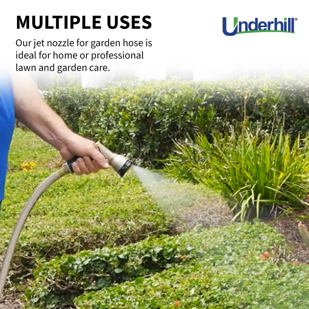 Underhill primer plano en patrón de chorro para distintas aplicaciones