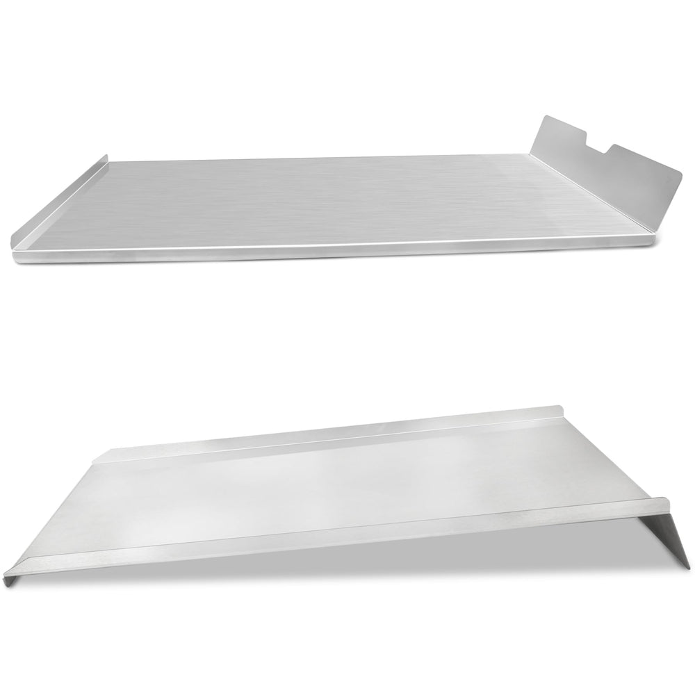 Escena lifestyle con parrilla y bandeja Unidanho destacando rendimiento en asados