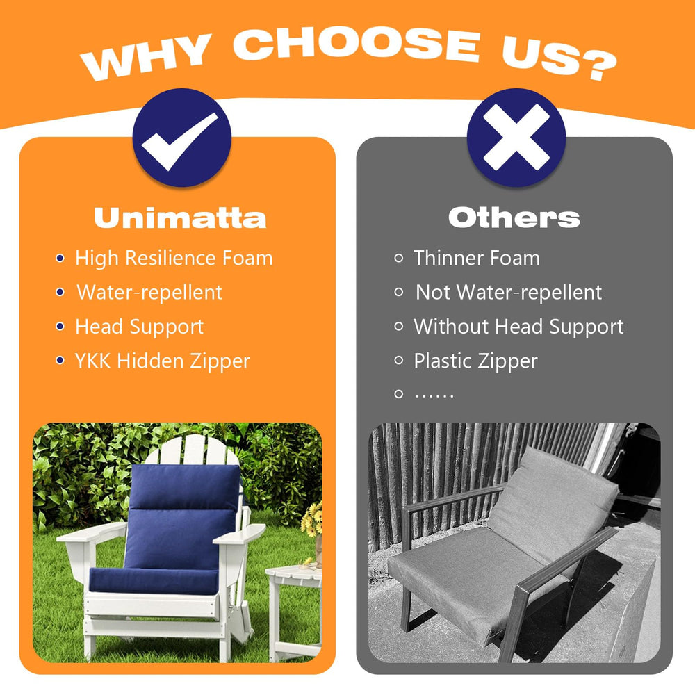 Unimatta cojines en ambiente exterior estilo patio realzando decoración