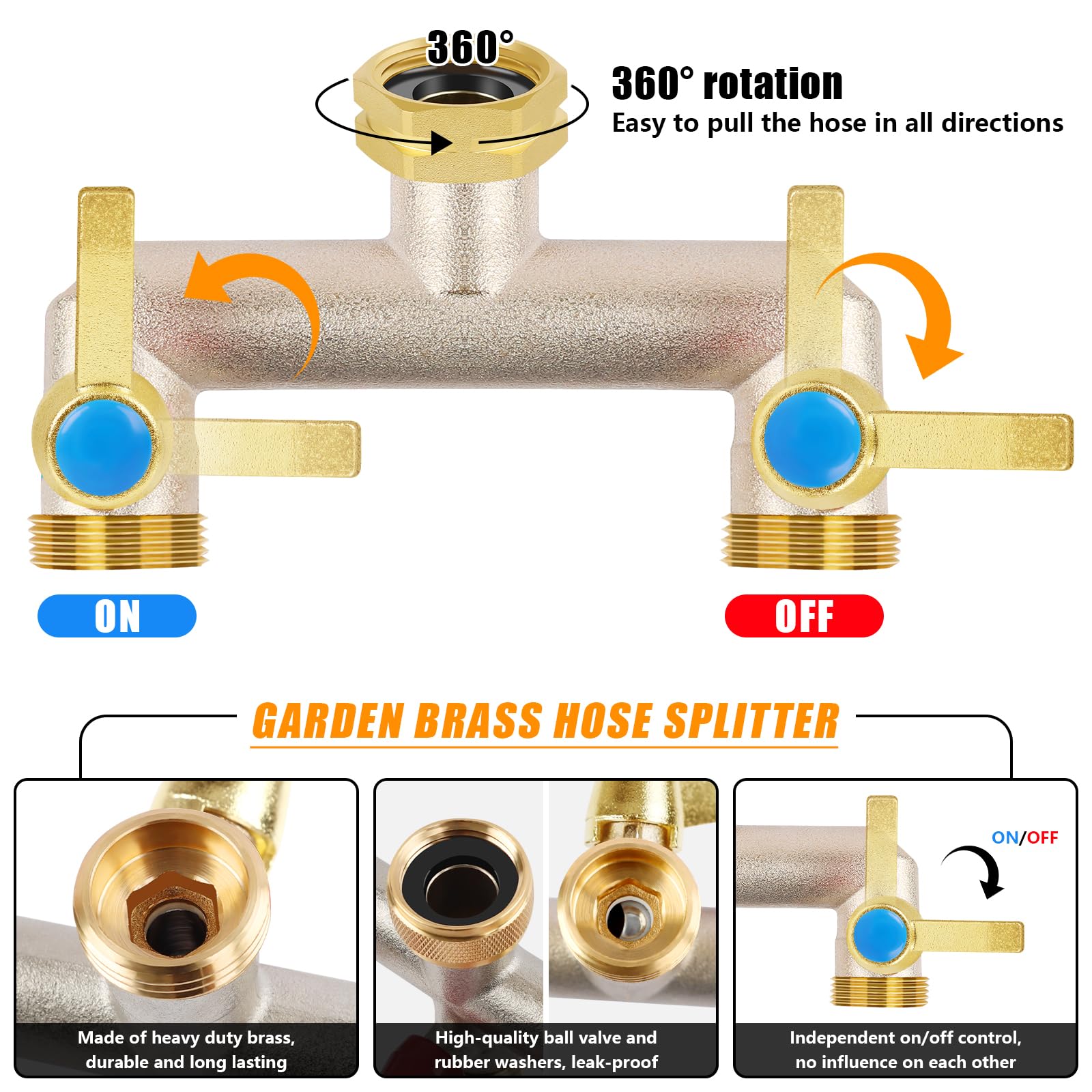 UQM rosca de entrada GHT 3/4" con arandela para conexión hermética