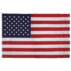 Valley Forge bandera grande frontal mostrando colores vivos y durabilidad