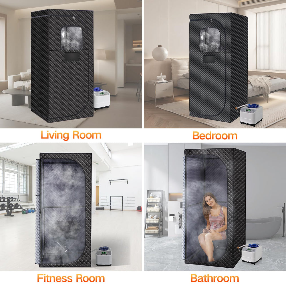 Veloqore sauna plegada ocupa poco espacio para guardado práctico