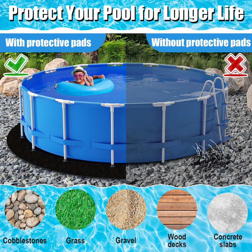 VICAMB estera bajo jacuzzi ofreciendo base estable y segura