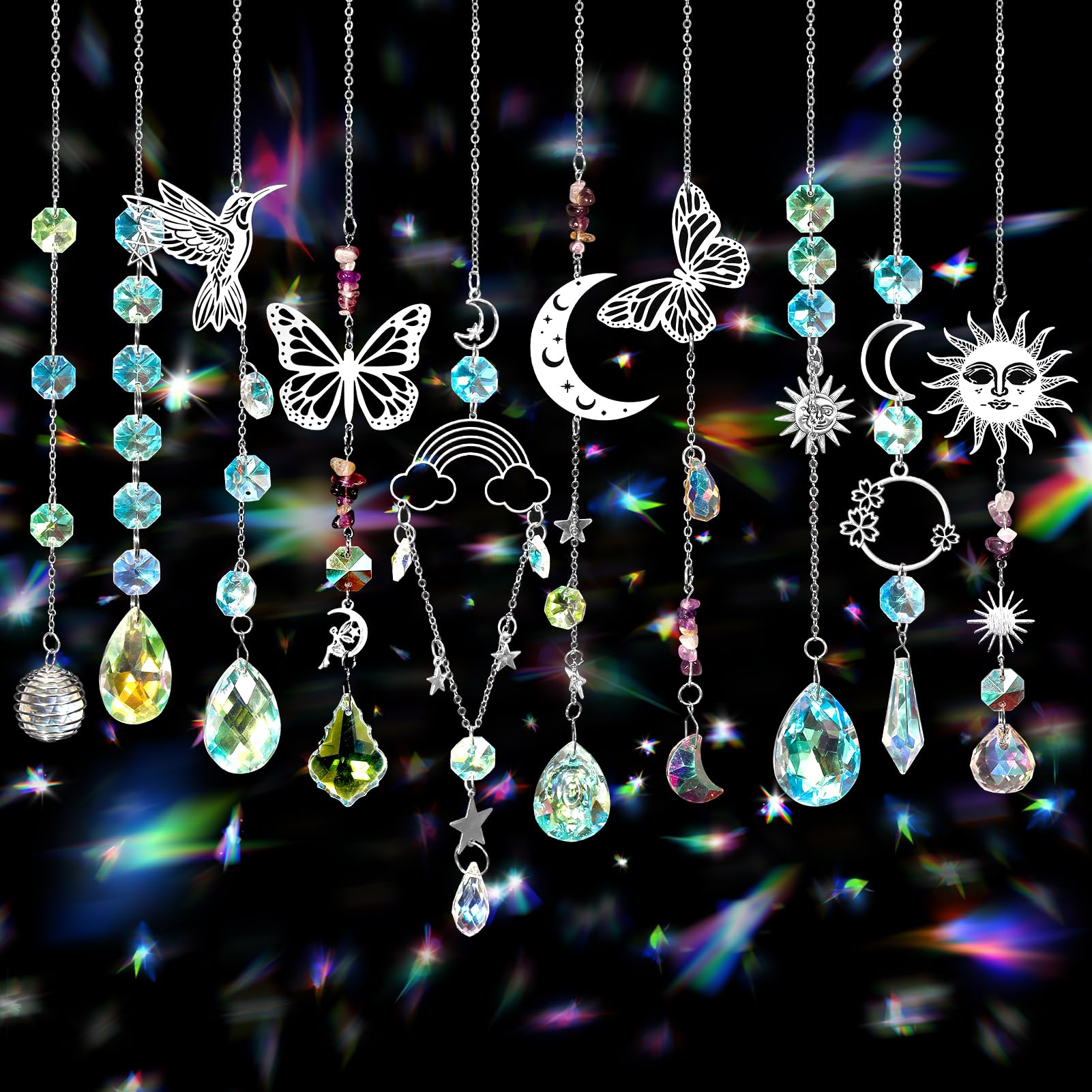 VICAMB manos montando suncatcher con herramientas incluidas para ensamblaje fácil