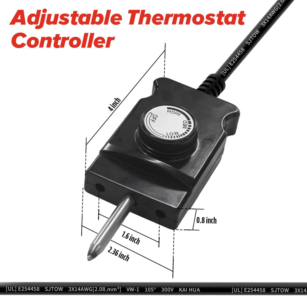 Village Smoker cable SJTOW resistente al exterior, seguridad para uso al aire libre