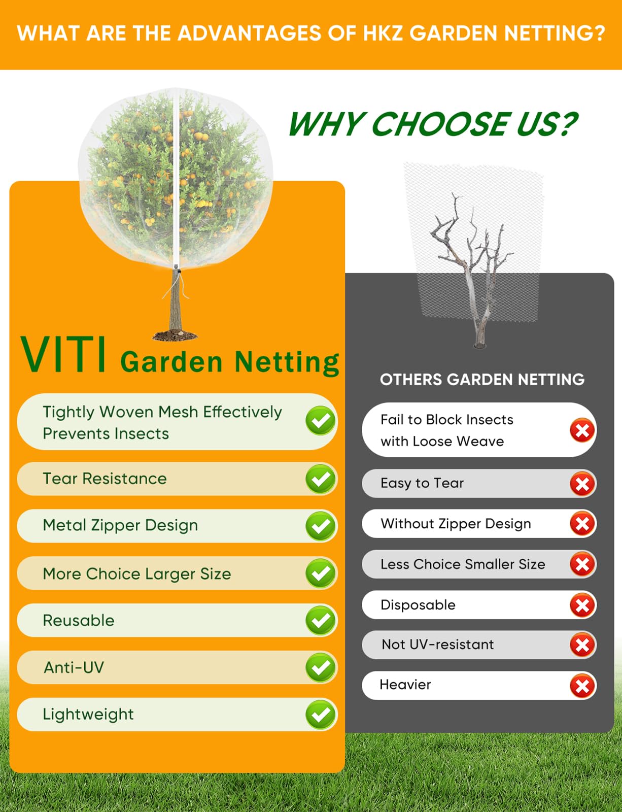 VITI comparación de tamaño con persona para ver cobertura real