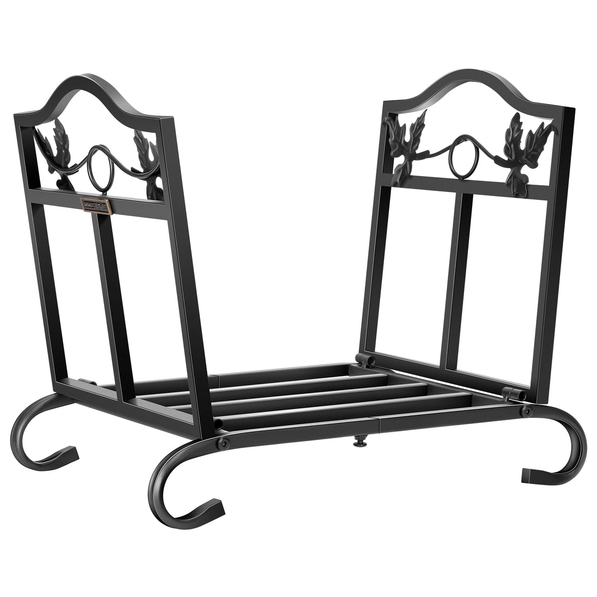 VIVOHOME frente del soporte para leña, almacenamiento eficiente