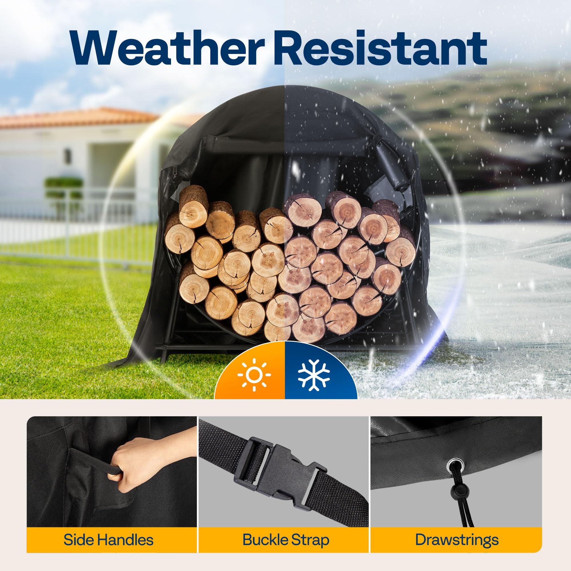 VIVOHOME respiraderos laterales de la funda, mejor ventilación