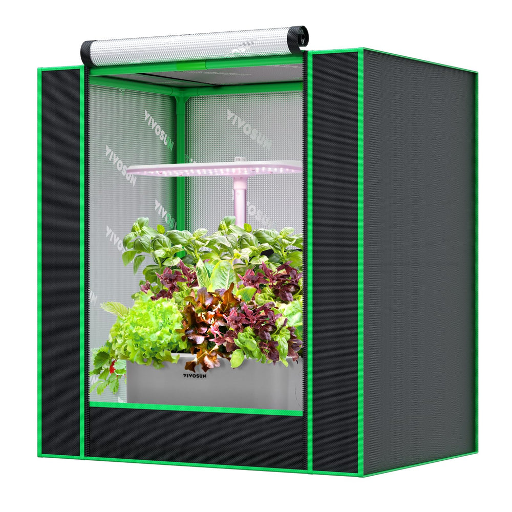 VIVOSUN frente de la tienda para Aerogarden, protección de luz y espacio eficiente