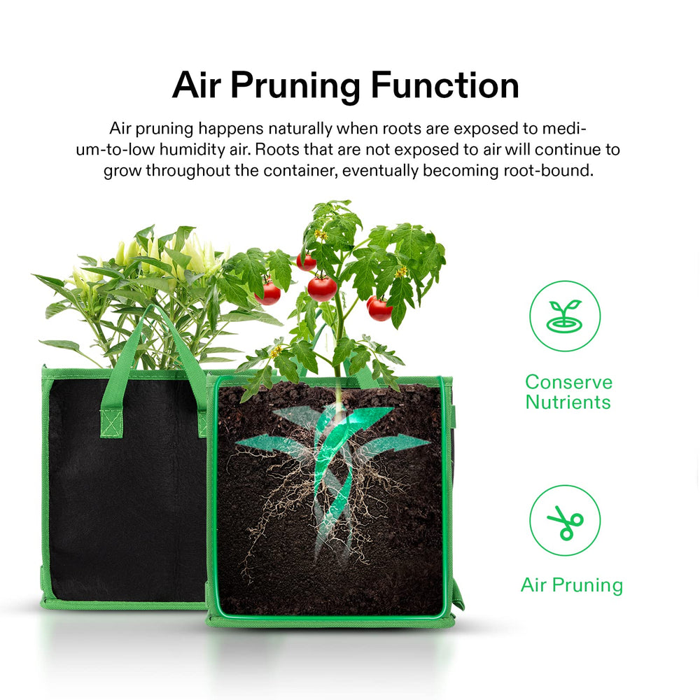 VIVOSUN grupo de bolsas en balcón optimizando espacio y cultivo urbano