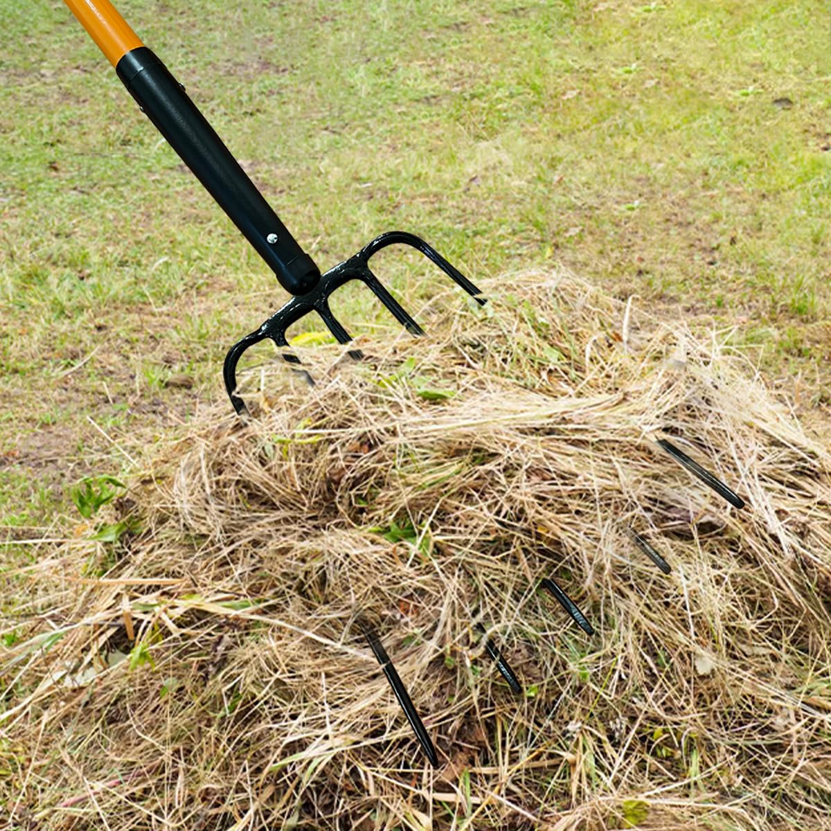 VNIMTI horca en jardín, ideal para huertos y establos