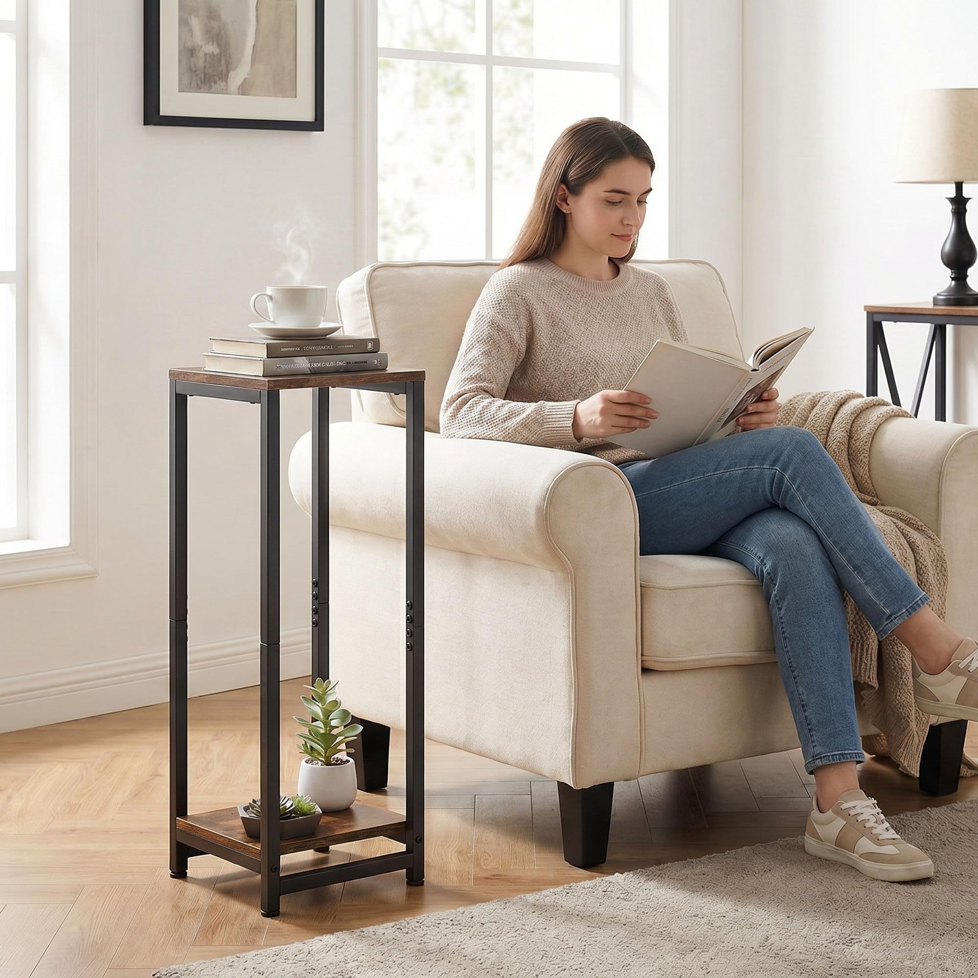 VonDream soporte en salón con plantas mostrando aspecto estético