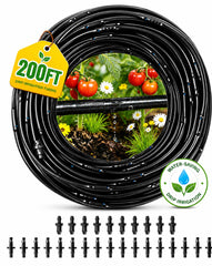 WAIWL tubería frontal 200FT mostrando largo y flexibilidad, facilita riego uniforme