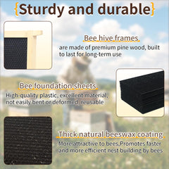 witbee fundación de cera textura cercana para mejor atracción de abejas