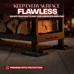 Woodhaven textura ABS cercano evidencia durabilidad frente a intemperie