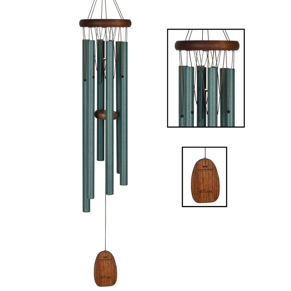 Woodstock Chimes vista frontal mostrando diseño y acabado, aporta ambiente musical