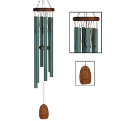 Woodstock Chimes vista frontal mostrando diseño y acabado, aporta ambiente musical