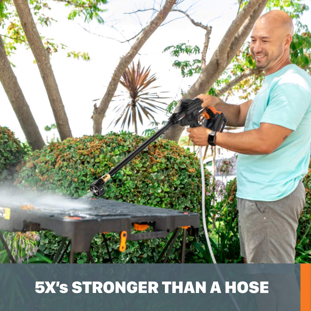 WORX empuñadura y gatillo ergonómico para uso cómodo