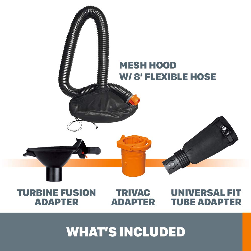 WORX escena de jardín usando el sistema para recolección rápida
