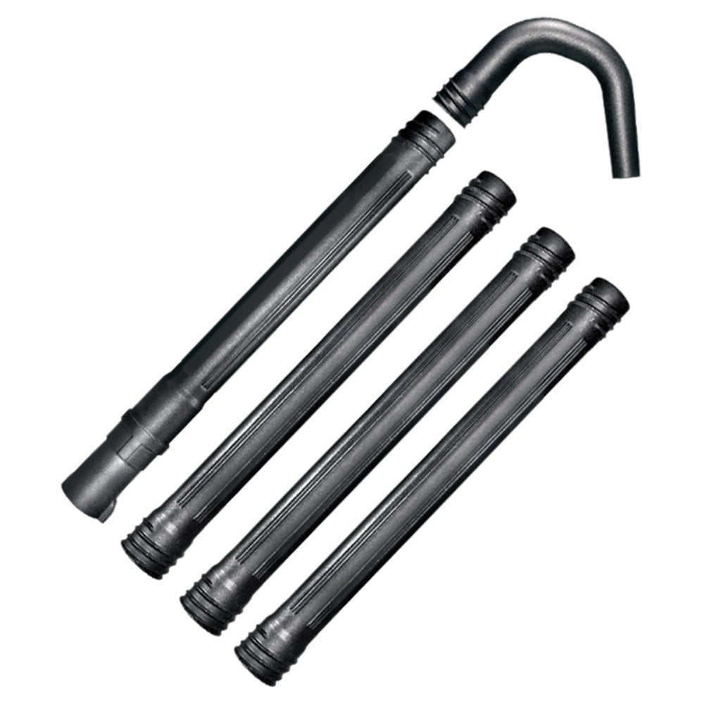 WORX kit canaletas vista frontal mostrando piezas principales y adaptador