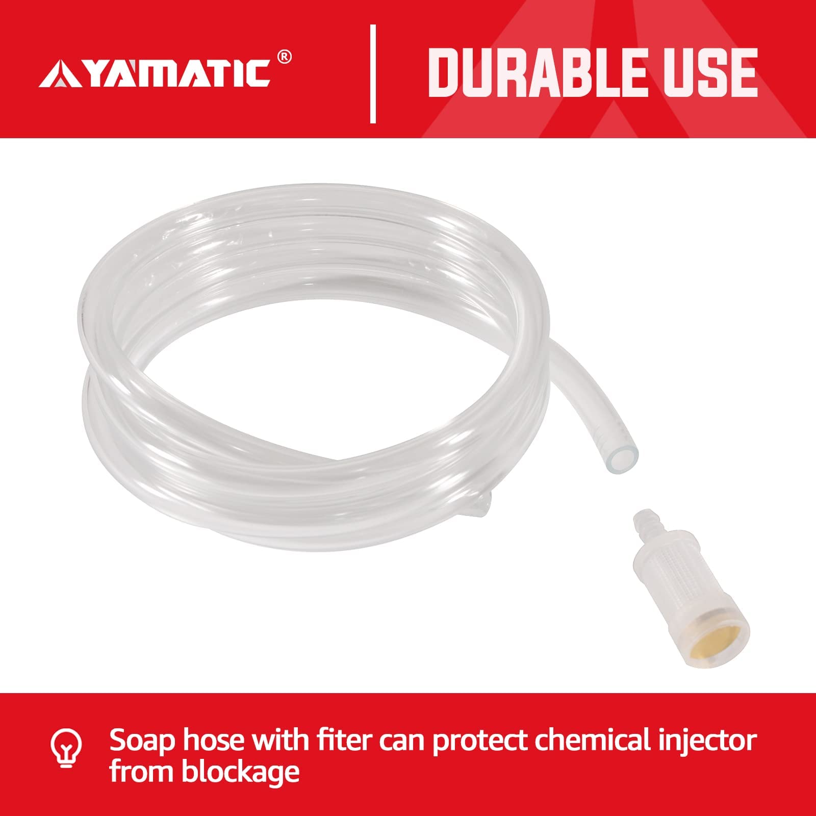 YAMATIC cuerpo en acero inoxidable y latón para mayor durabilidad
