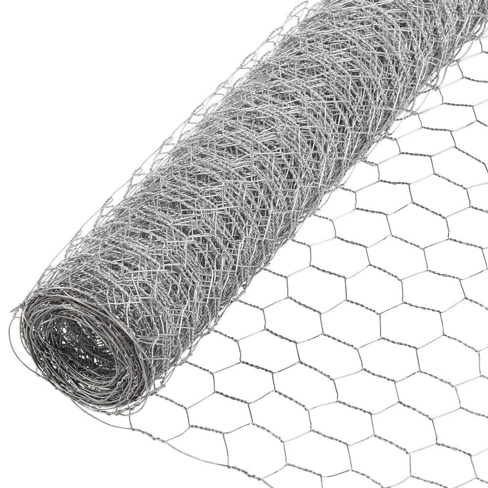 YARDGARD detalle del tejido hexagonal 2 pulgadas, durabilidad y ventilación