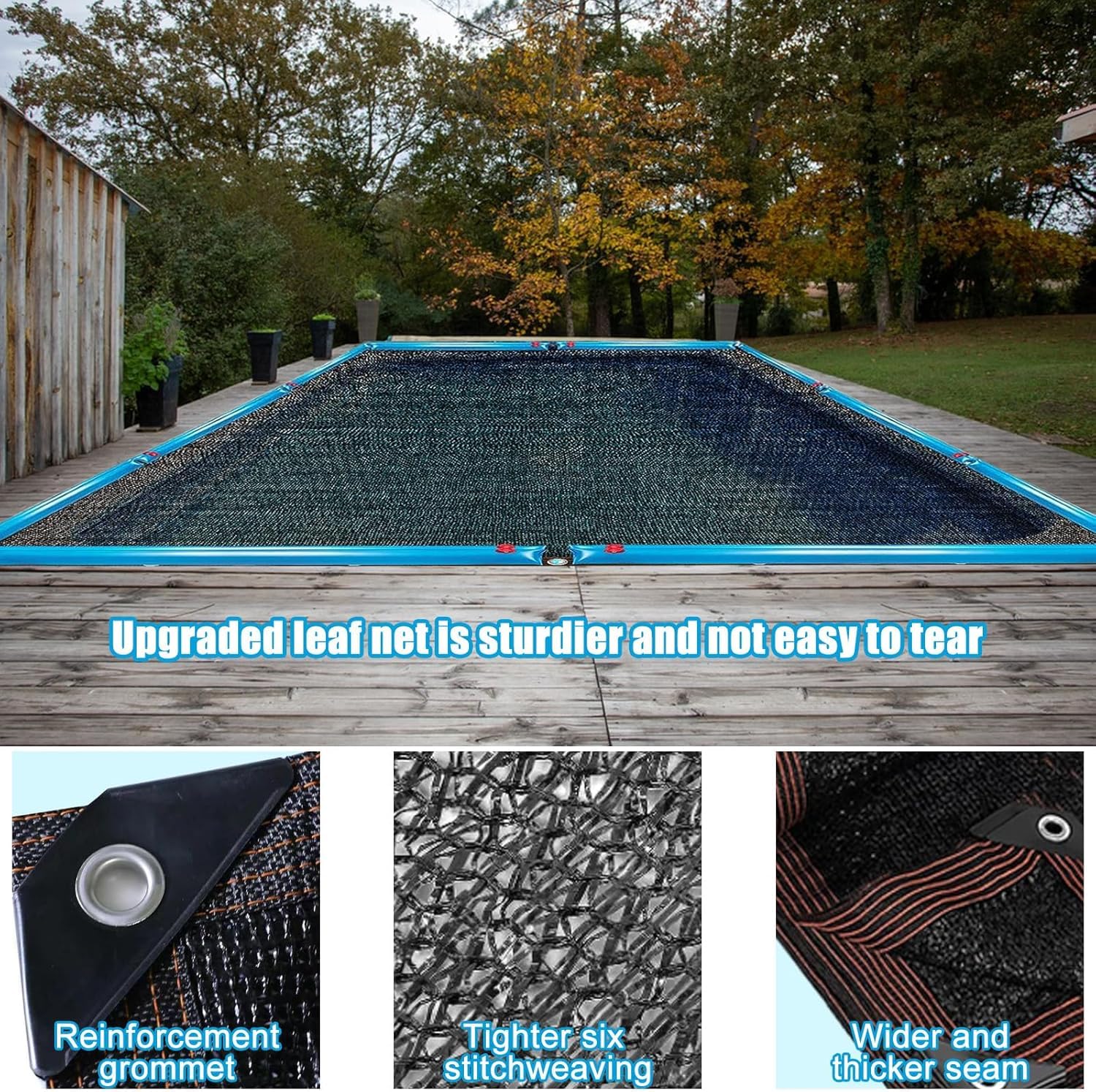 YEXEXINM cubierta colocada en piscina elevada facilita mantenimiento