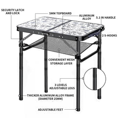 Yriuat mesa en terraza demostrando portabilidad y uso exterior cómodo